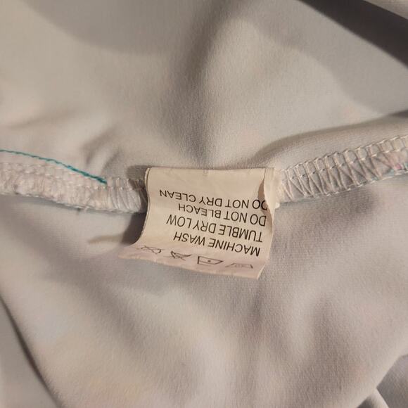 Sunday Swagger Pastel Mint Green Pink Dot Retro Golf Polo Shirt XL Short Sleeve - Picture 10 of 11